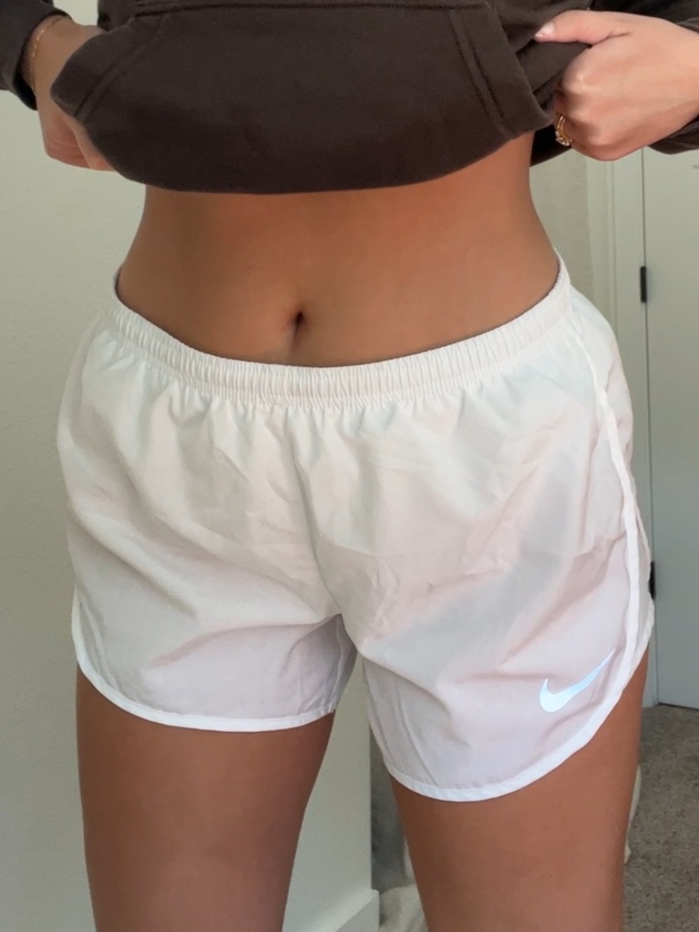 Nike Dri-FIT Running Shorts - White